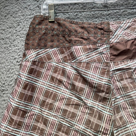Red Sand Board Shorts Mens Size 32 Plaid Swim Trunks Bottoms - Picture 11 of 12